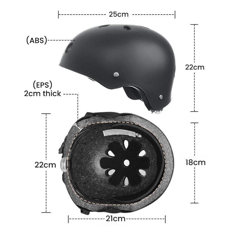 FinBike Helm mit matter PC-Schale